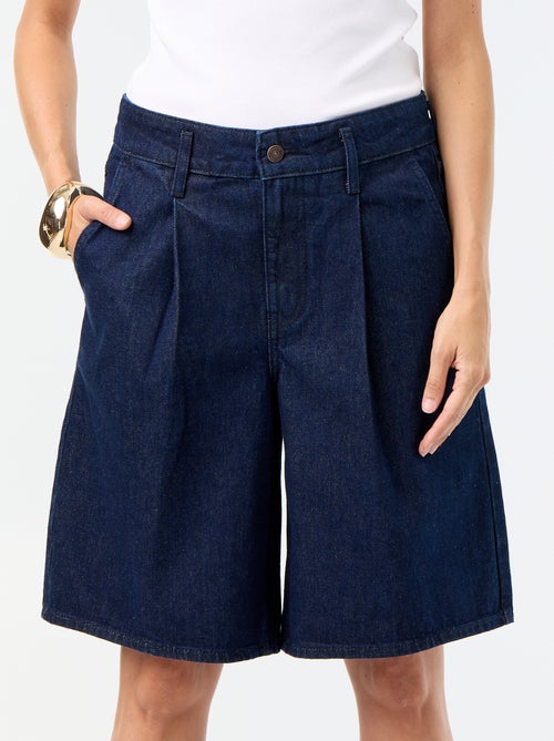 Bermuda van denim knielengte - Kiabi