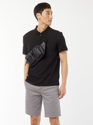Bermuda van effen twill - chinomodel