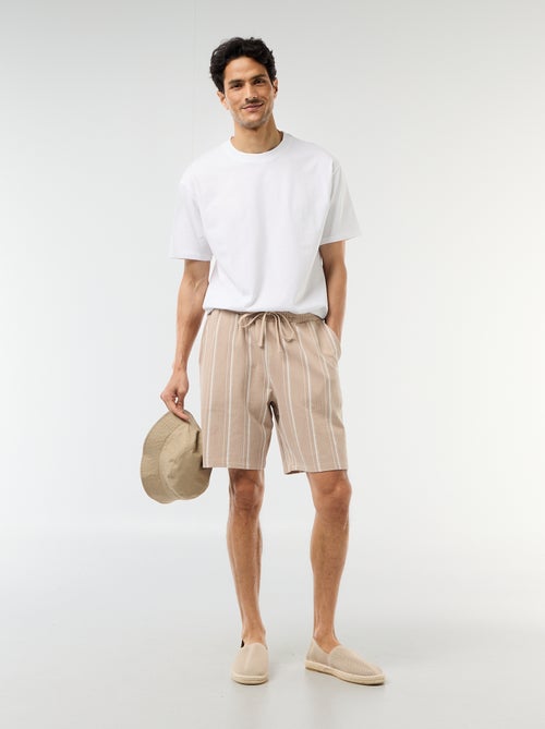 Bermuda van French Terry - Kiabi