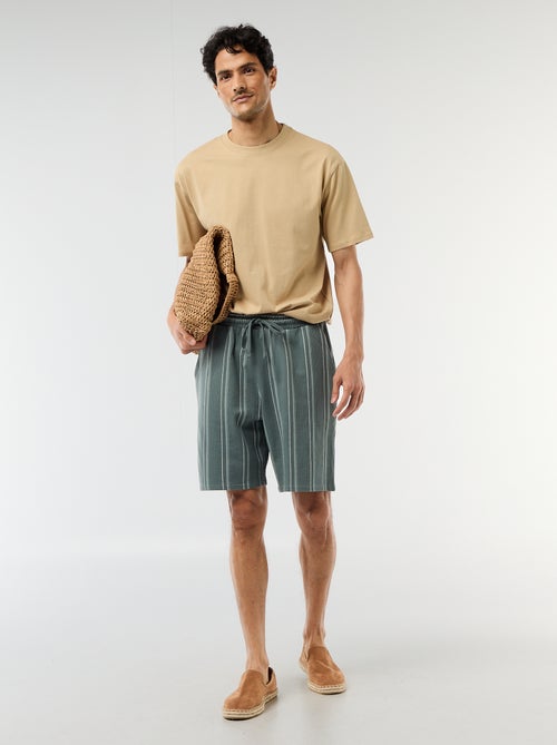 Bermuda van French Terry - Kiabi