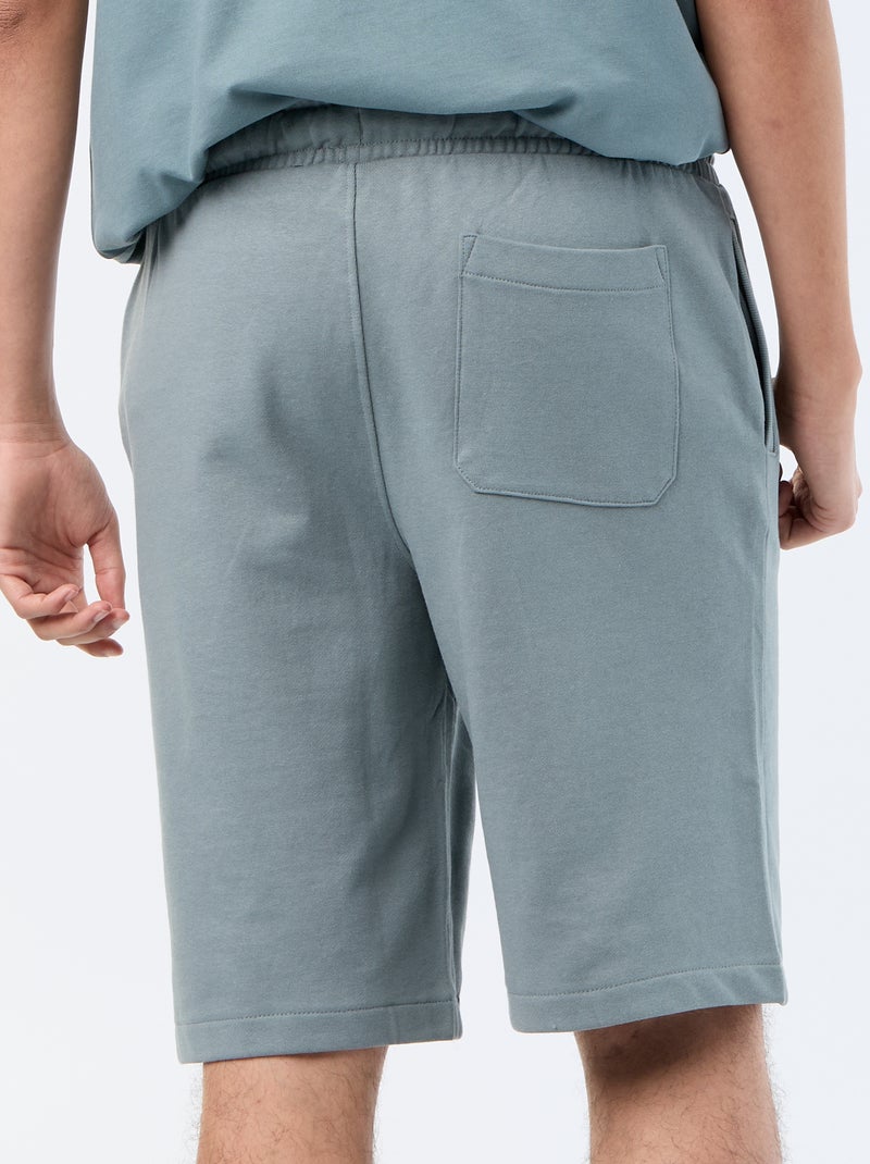 Bermuda van French Terry Blauw - Kiabi