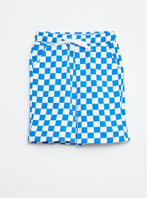 Bermuda van french terry met print - Kiabi