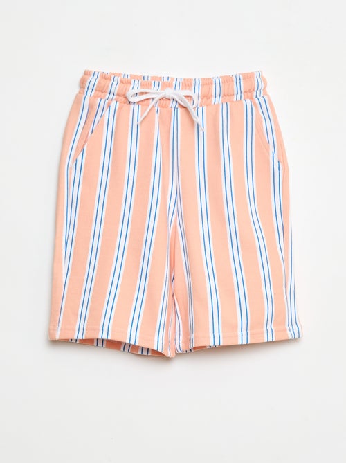 Bermuda van french terry met print - Kiabi