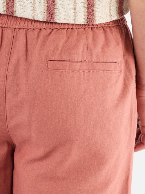 Bermuda van gemengd linnen - Kiabi