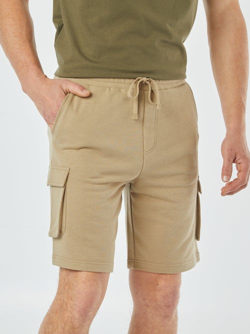 Bermuda van joggingstof met zakken - Kiabi