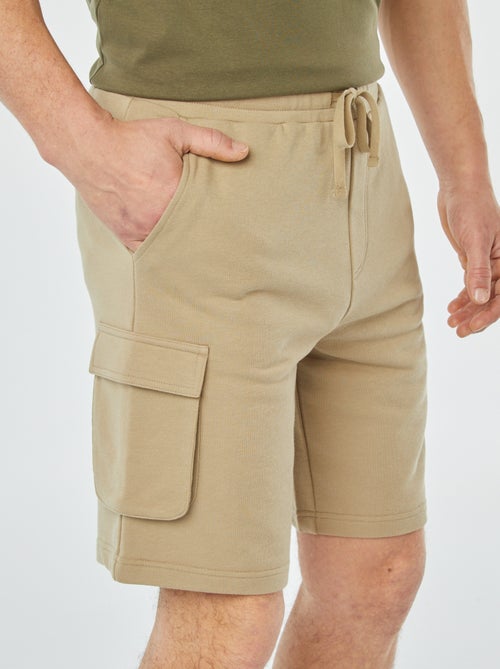 Bermuda van joggingstof met zakken - Kiabi