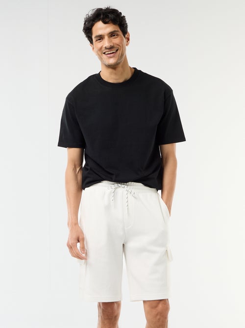 Bermuda van katoenpiqué met meerdere zakken - Kiabi