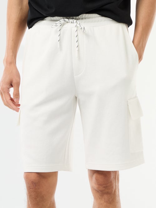 Bermuda van katoenpiqué met meerdere zakken - Kiabi