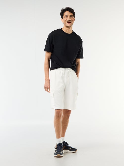 Bermuda van katoenpiqué met meerdere zakken - Kiabi