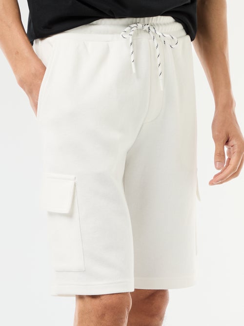 Bermuda van katoenpiqué met meerdere zakken - Kiabi
