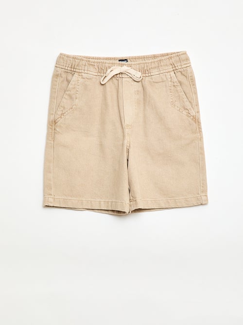 Bermuda van katoentwill - Kiabi