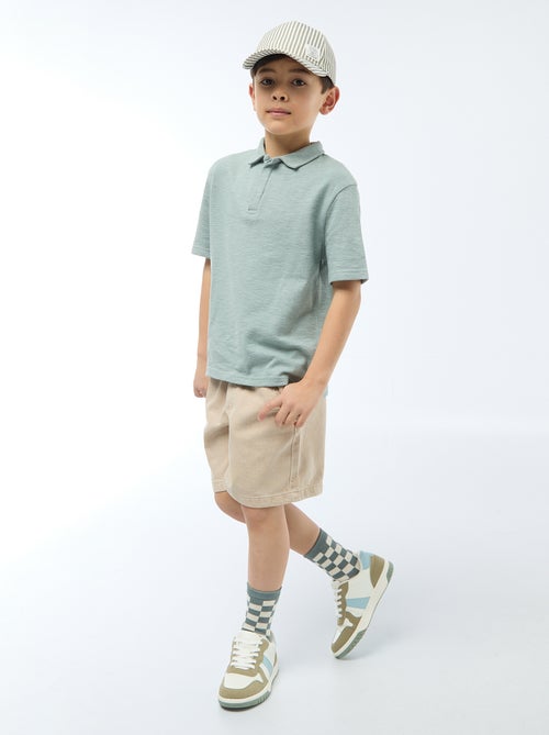 Bermuda van katoentwill - Kiabi