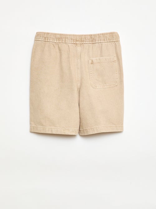 Bermuda van katoentwill - Kiabi
