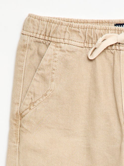 Bermuda van katoentwill - Kiabi