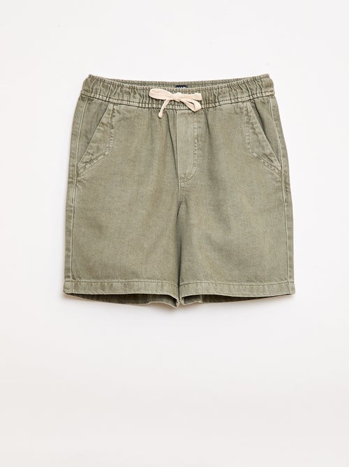 Bermuda van katoentwill - Kiabi