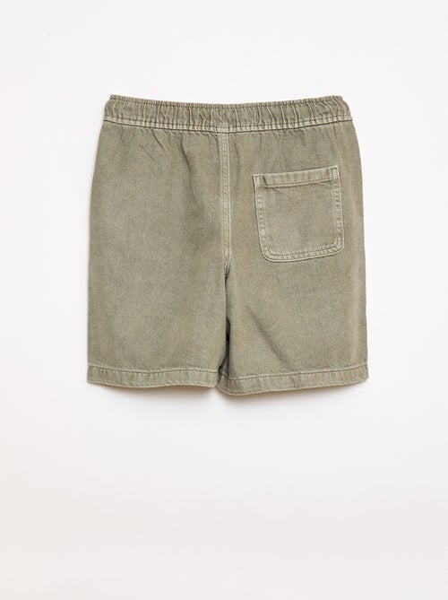 Bermuda van katoentwill - Kiabi