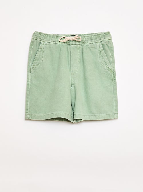 Bermuda van katoentwill - Kiabi