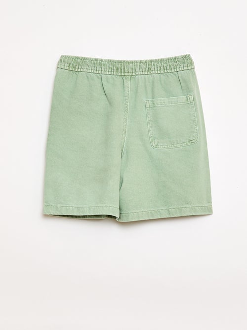 Bermuda van katoentwill - Kiabi