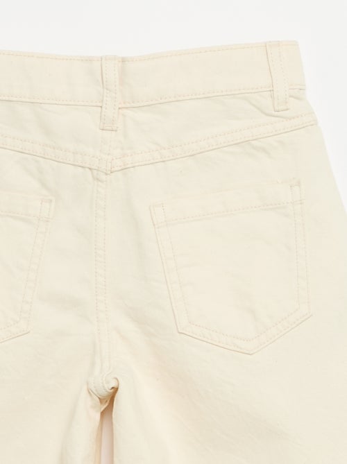 Bermuda van katoentwill met 5 zakken - Kiabi