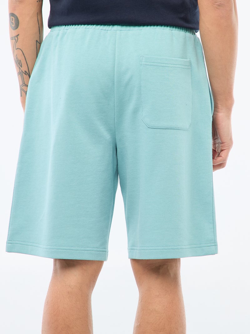 Bermuda van lichte joggingstof Blauw - Kiabi