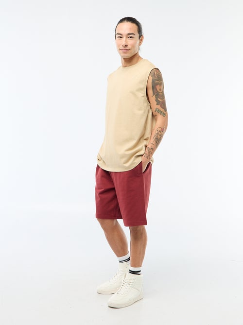 Bermuda van lichte joggingstof - Kiabi Bermuda van lichte joggingstof - Kiabi