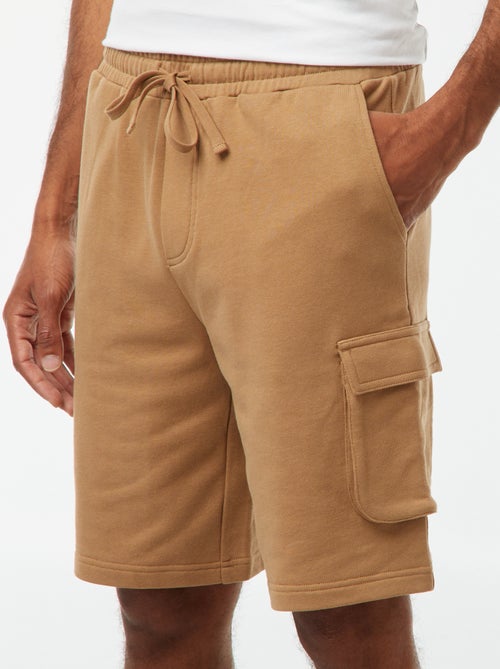 Bermuda van lichte joggingstof met meerdere zakken - Kiabi