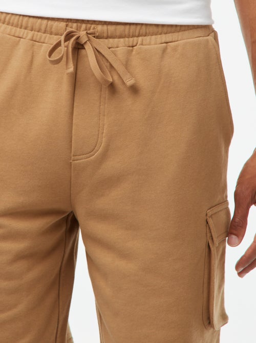 Bermuda van lichte joggingstof met meerdere zakken - Kiabi