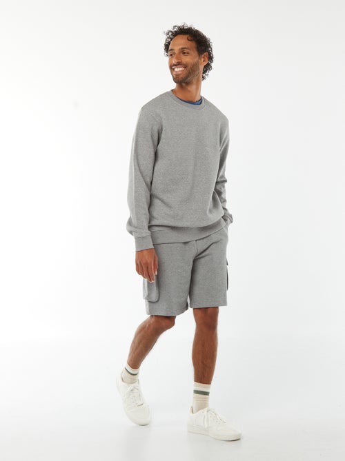 Bermuda van lichte joggingstof met meerdere zakken - Kiabi