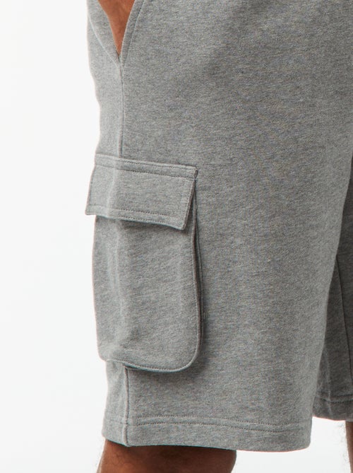 Bermuda van lichte joggingstof met meerdere zakken - Kiabi