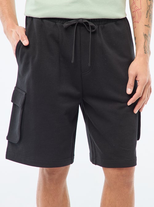 Bermuda van lichte joggingstof met meerdere zakken - Kiabi Bermuda van lichte joggingstof met meerdere zakken - Kiabi