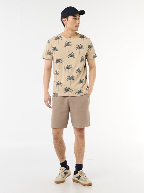 Bermuda van lichte sweatstof (french terry) - Kiabi