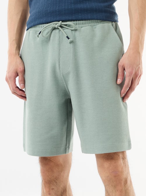 Bermuda van lichte sweatstof (french terry) - Kiabi