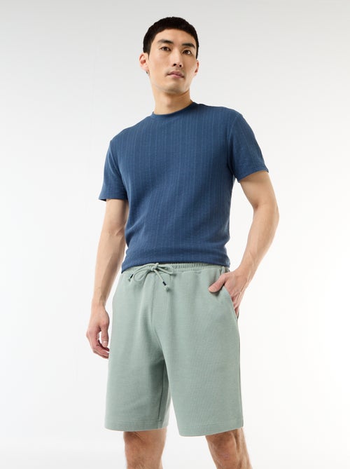 Bermuda van lichte sweatstof (french terry) - Kiabi