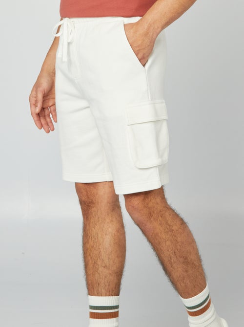 Bermuda van lichte sweatstof met meerdere zakken - Kiabi