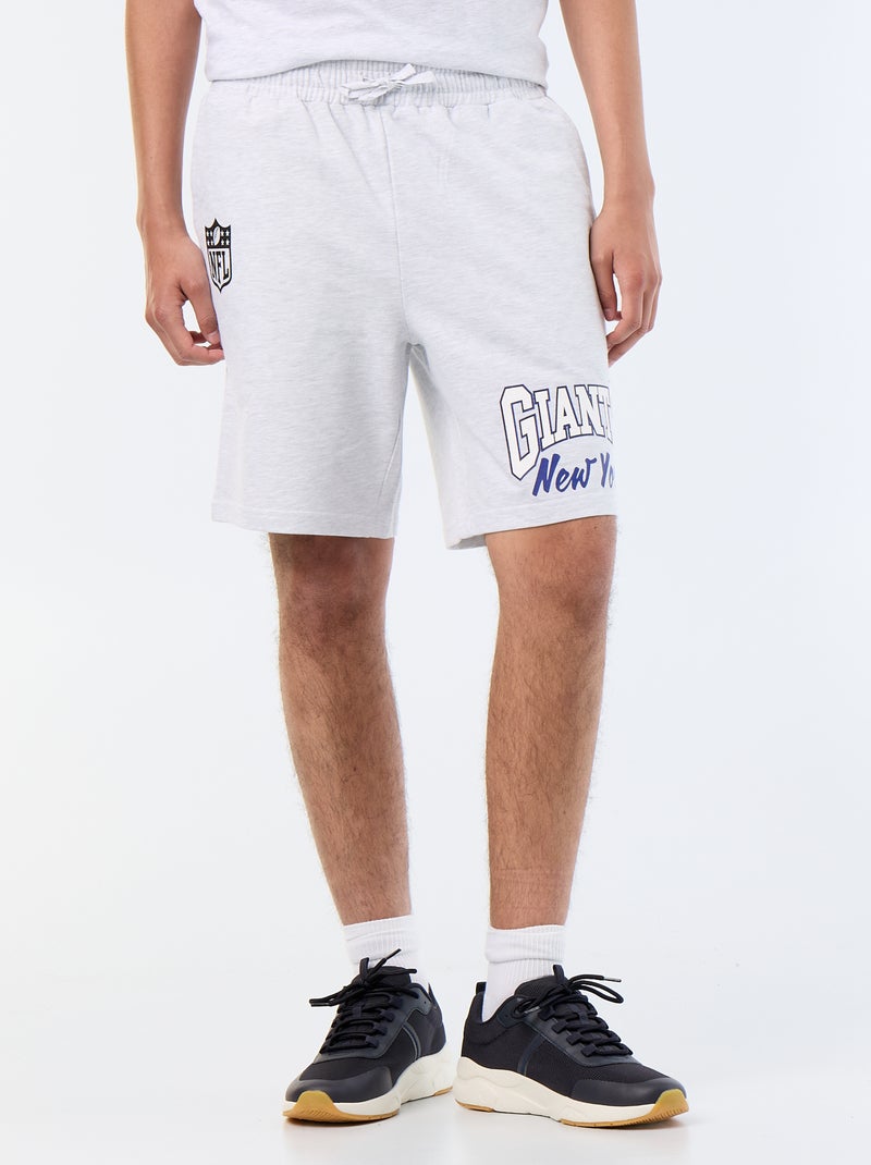 Bermuda van molton 'NFL' Grijs - Kiabi