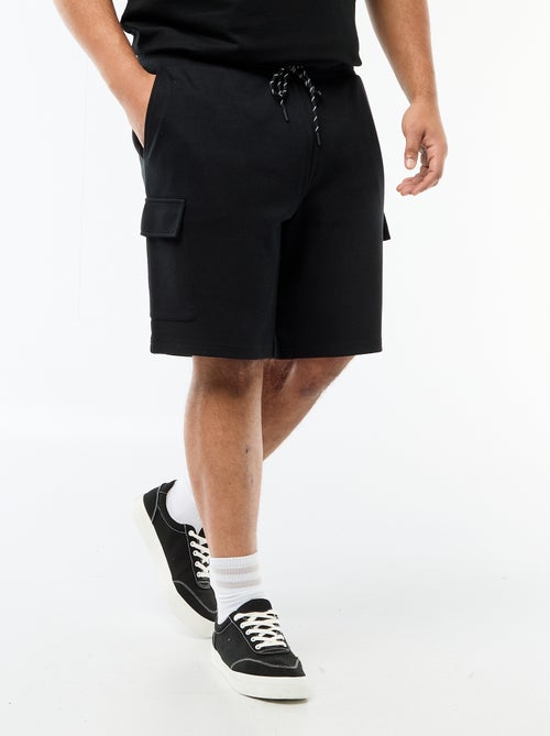 Bermuda van piqué met zakken met klep - Kiabi