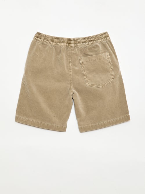 Bermuda van ribfluweel - Kiabi