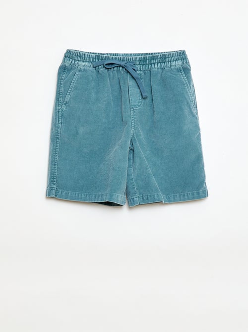 Bermuda van ribfluweel - Kiabi