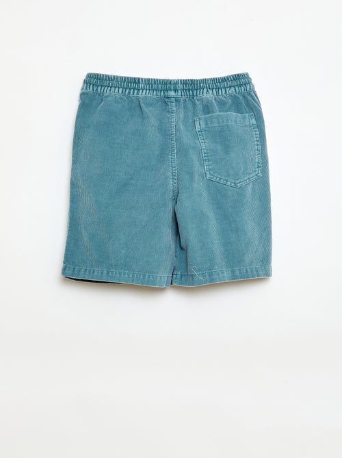 Bermuda van ribfluweel - Kiabi