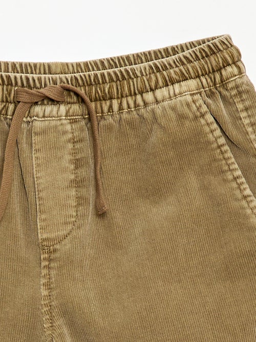 Bermuda van ribfluweel - Kiabi