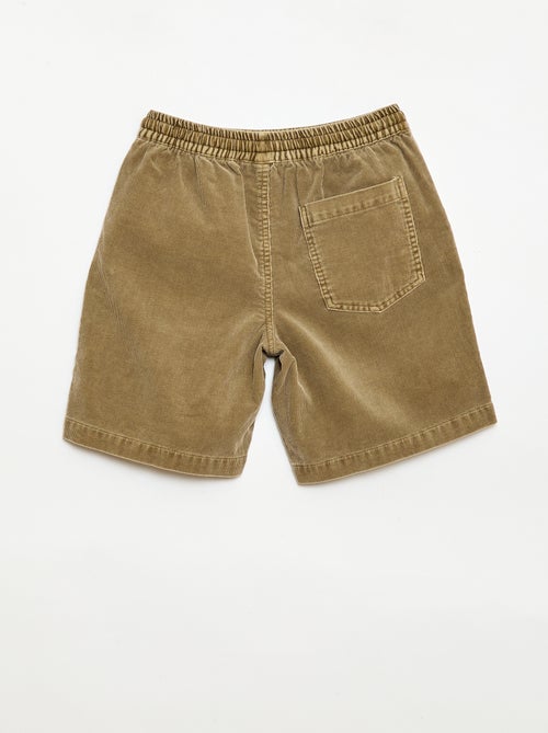 Bermuda van ribfluweel - Kiabi