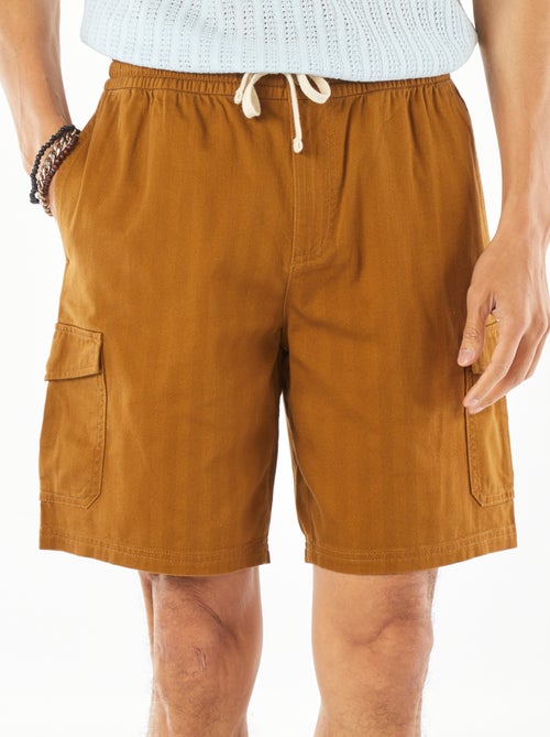 Bermuda van twill met meerdere zakken - Kiabi