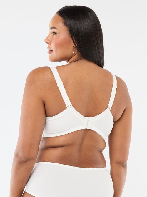 Beugelbeha van geribde microvezel - Kiabi