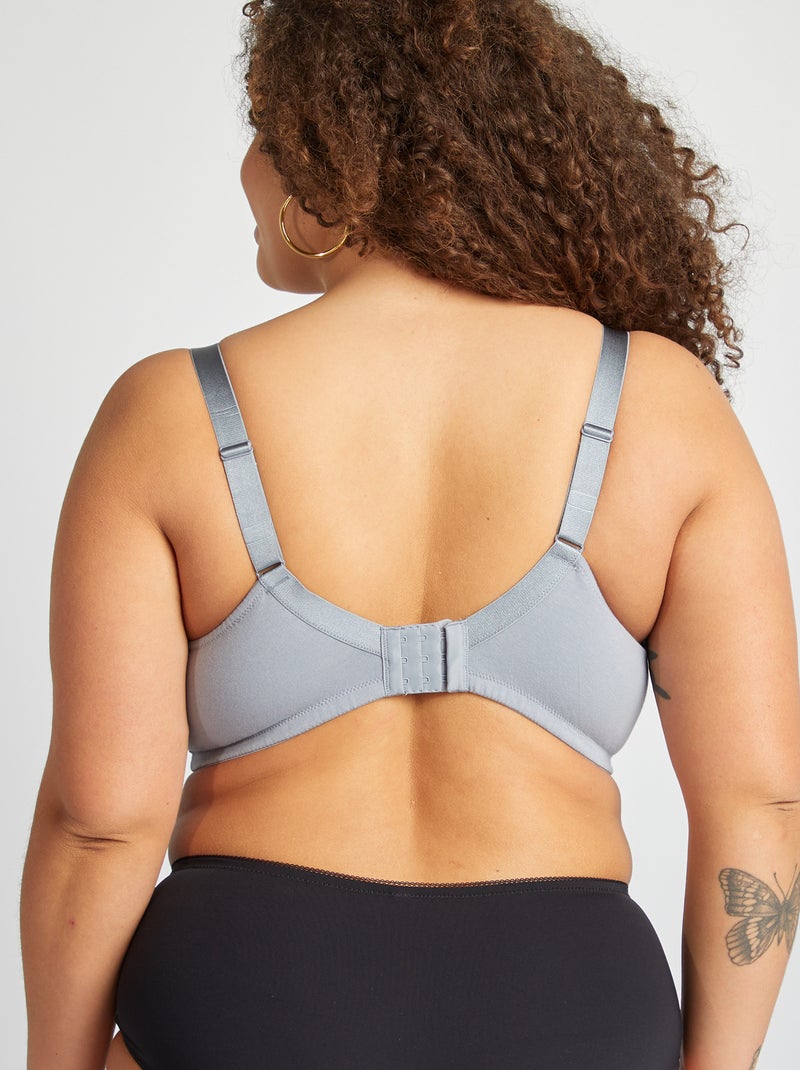 Beugelbeha van jersey BLAUW - Kiabi