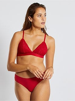 Beugelloze triangelbeha met schuimvulling - Kiabi