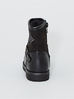 Bikerlaarzen met lovertjes - Kiabi