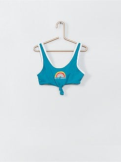 Bikini met regenboogprint - Kiabi