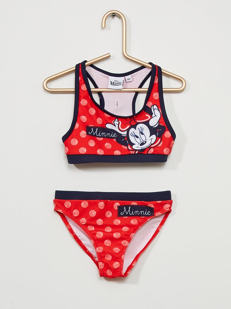 Bikini 'Minnie' 'Disney' rood - Kiabi