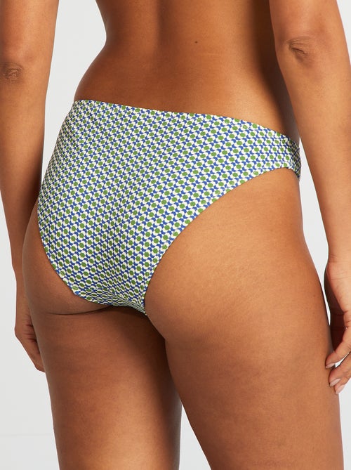 Bikinibroekje met geometrische print - Kiabi