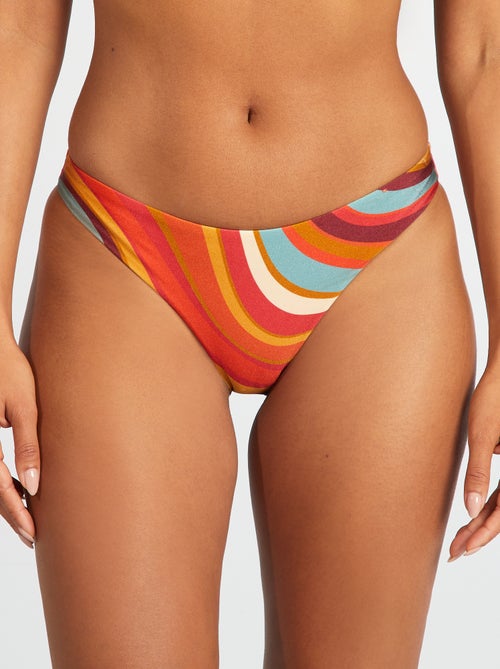 Bikinibroekje met psychedelische print - Kiabi